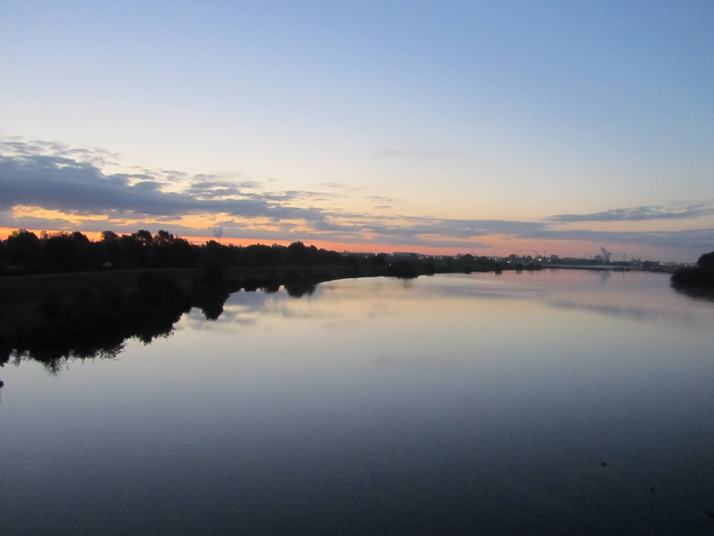 Der Werdersee am frühen Morgen