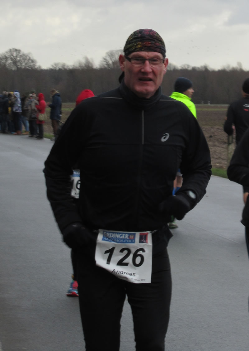 Man sieht die Anstrengung beim Kevelaer-Marathon