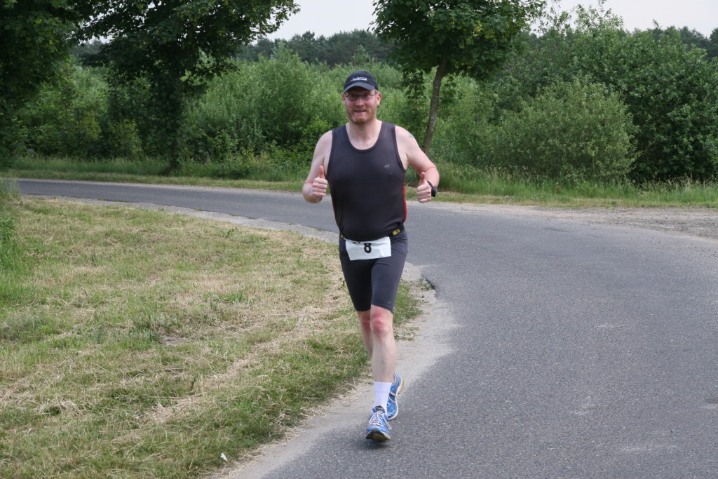 Sehr motiviert unterwegs - Hesel-Marathon 2007