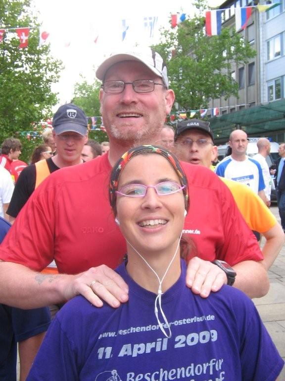 Massage vor dem Bremerhaven-Marathon 2009