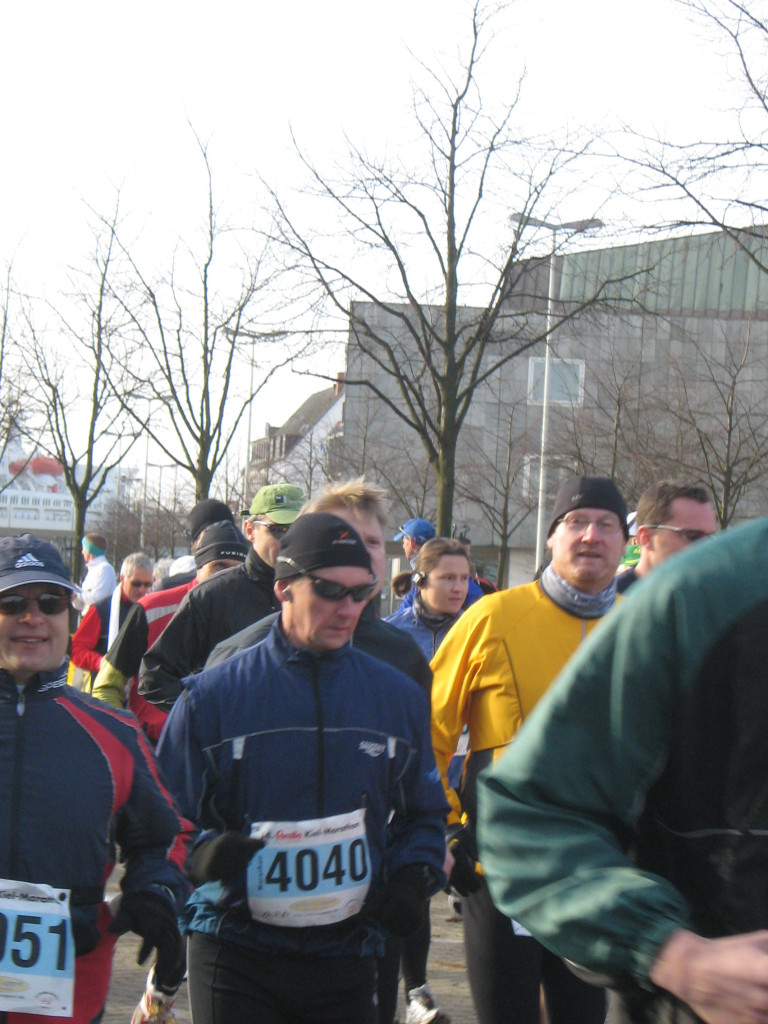 Da war ich noch guter Dinge - Kiel-Marathon 2008