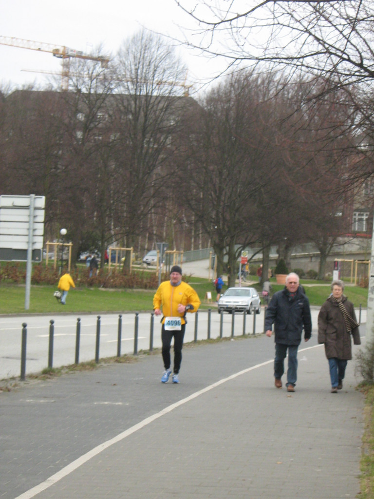 Man sieht den Kampf - Kiel-Marathon 2008