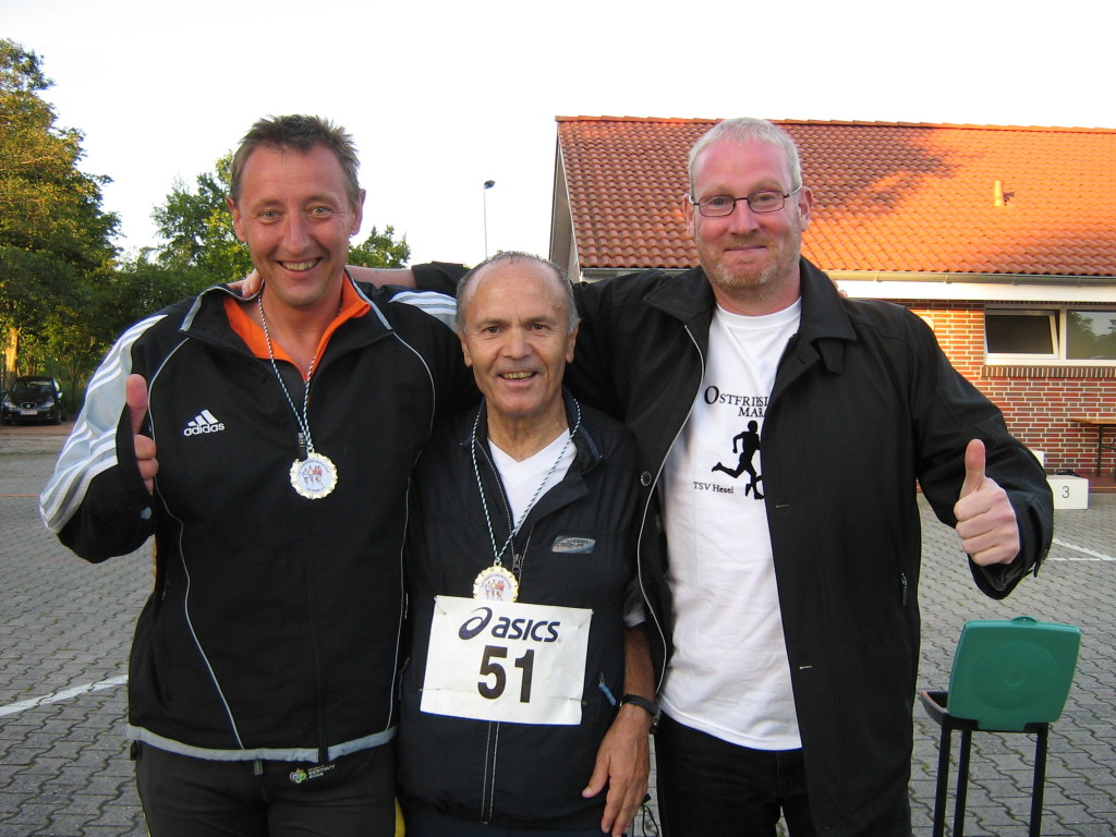 Die sehen aber noch recht frisch aus. Hesel-Marathon 2009