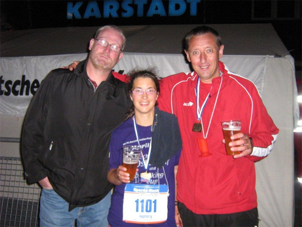 Das obligatorische Nachher-Foto Bremerhaven-Marathon 2009