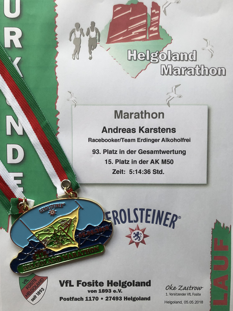 Helgoland-Marathon 2018